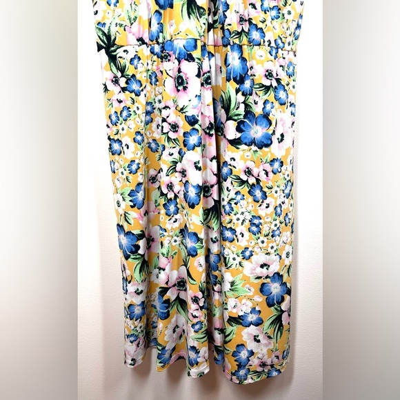 MAGGY LONDON‎ Women’s Midi Floral Print  Dresss Size 10 - Picture 10 of 12